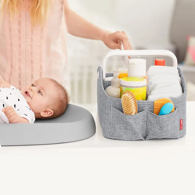 Skip Hop Light Up Diaper Caddy - Grey - Laadlee