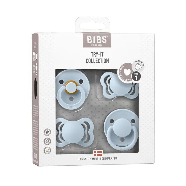 BIBS Try-It Box S1 - Baby Blue - Laadlee