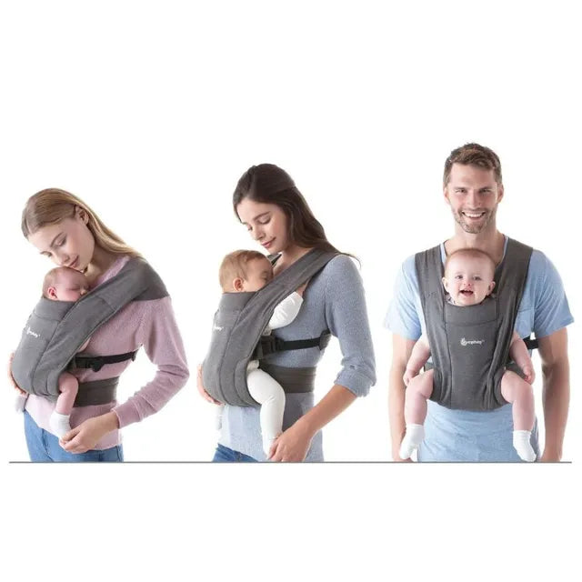 Ergobaby Embrace Newborn Carrier - Heather Grey - Laadlee