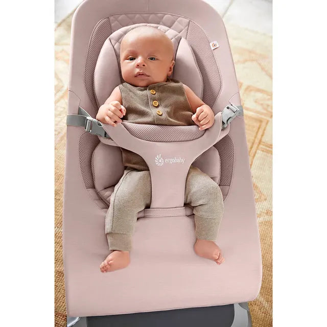 Ergobaby Evolve 3 in 1 Bouncer - Blush Pink - Laadlee