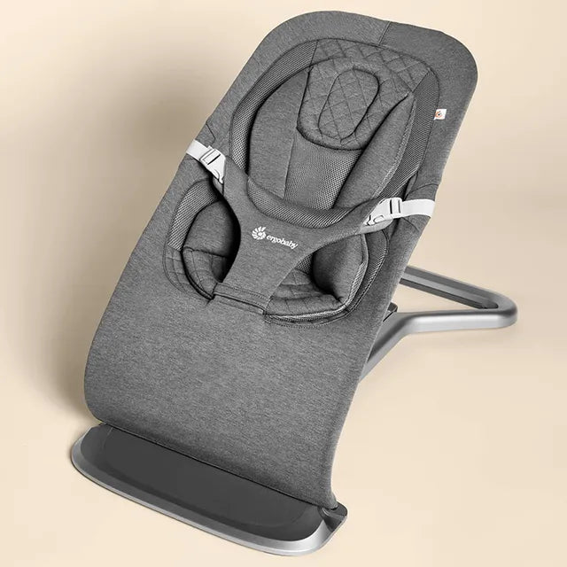 Ergobaby Evolve 3 in 1 Bouncer - Charcoal Grey - Laadlee