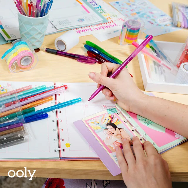 OOLY Rainbow Sparkle Glitter Markers - Set of 15 - Laadlee