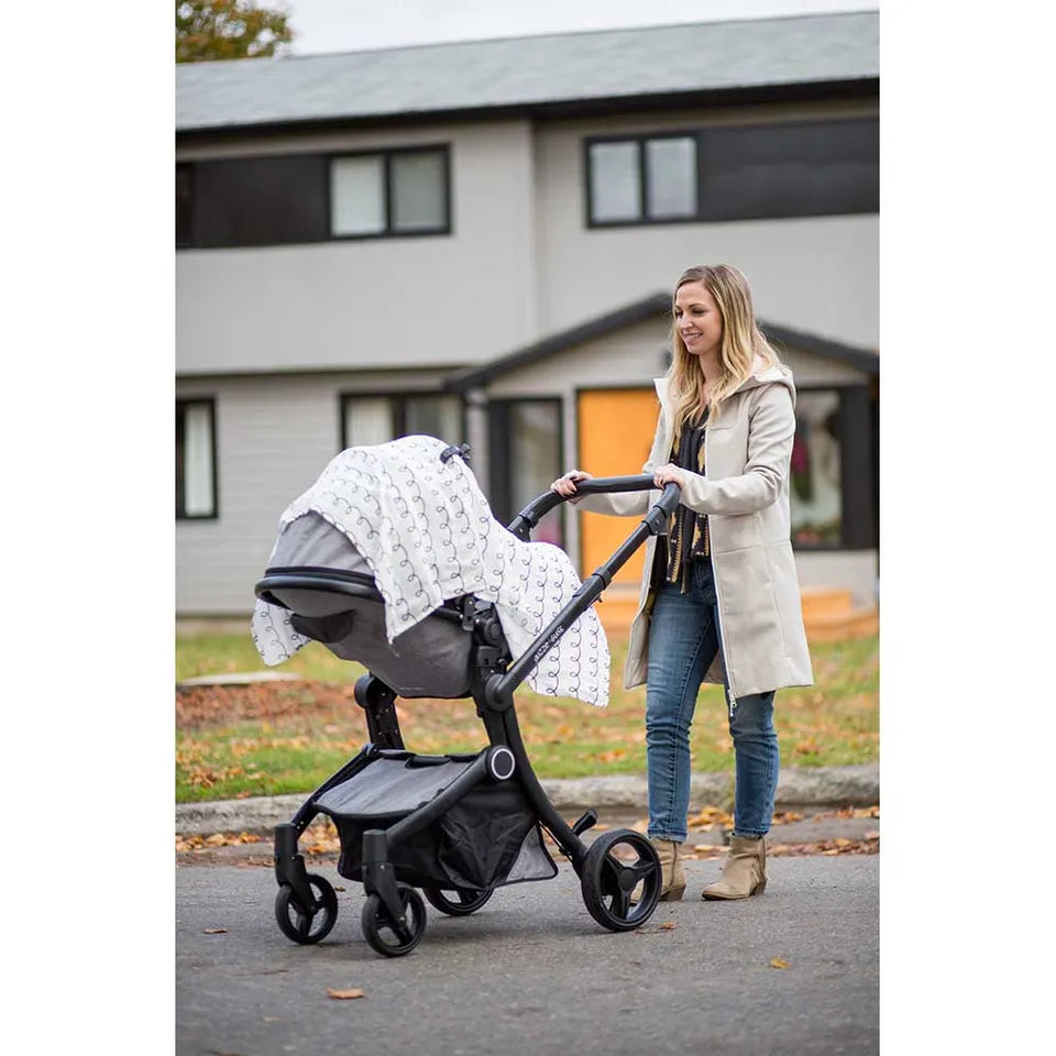 Lulujo Stroller Clips 2-pack - Black - Laadlee