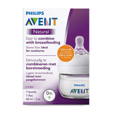 Philips Avent Natural Baby Feeding Bottle 60ml - Laadlee
