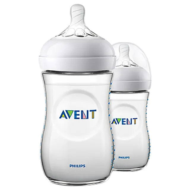 Philips Avent Natural Baby Feeding Feeding Bottle 260ml (Pack of 2) - Laadlee
