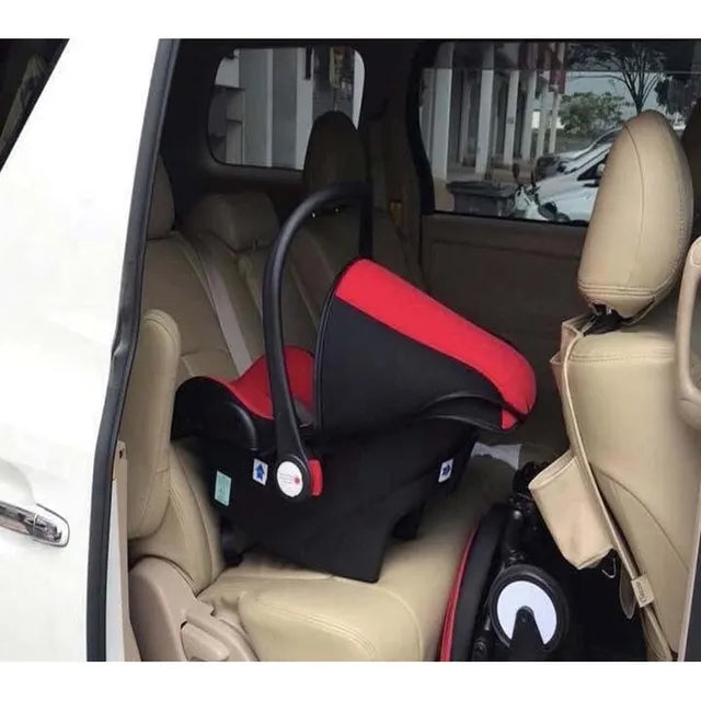 Pikkaboo Infant Car Seat - Red - Laadlee