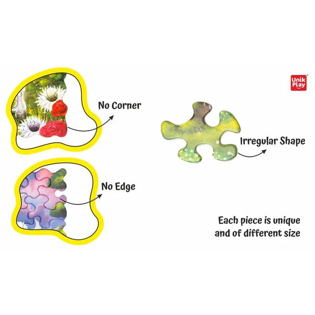 Unikplay Go Crazy Jigsaw Puzzle 2 Trays - Unicorn - Laadlee