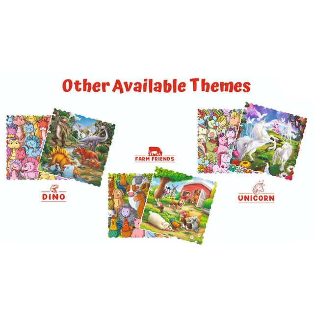 Unikplay Go Crazy Jigsaw Puzzle 2 Trays - Dino - Laadlee