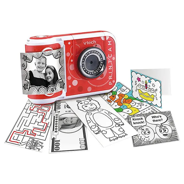 VTech KidiZoom PrintCam - Red - Laadlee