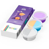 Hey Clay - DIY Cow Plastic Modelling Air-Dry Clay - 3pcs - Laadlee