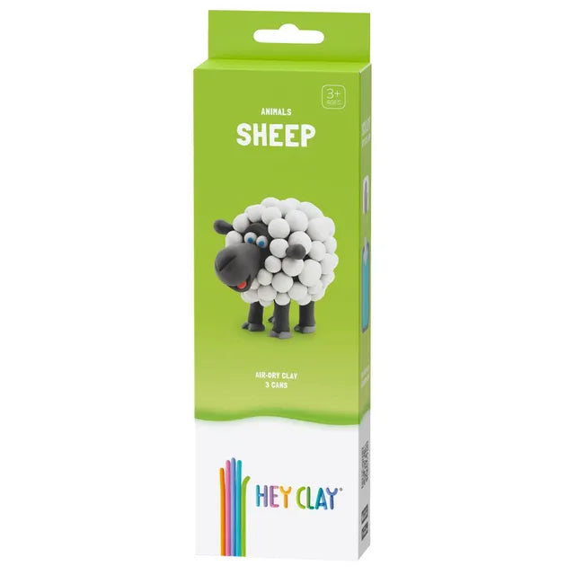 Hey Clay - DIY Sheep Plastic Modelling Air-Dry Clay - 3pcs - Laadlee