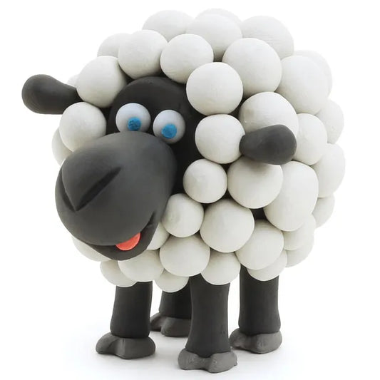 Hey Clay - DIY Sheep Plastic Modelling Air-Dry Clay - 3pcs - Laadlee