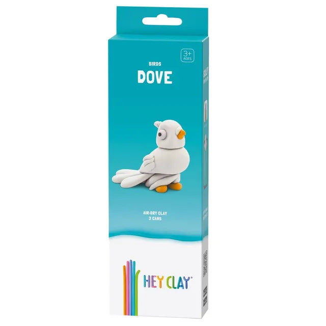 Hey Clay - DIY Dove Plastic Modelling Air-Dry Clay - 3pcs - Laadlee