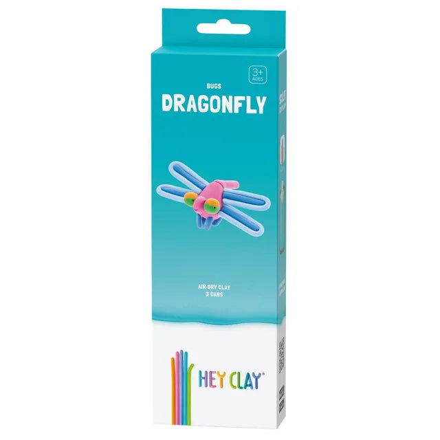 Hey Clay - DIY Dragonfly Plastic Modelling Air-Dry Clay - 3pcs - Laadlee