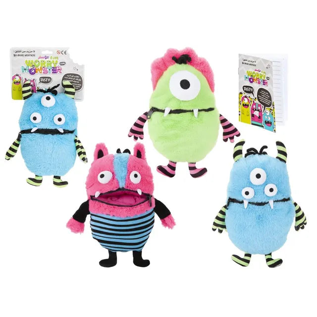 PMS Worry Monster Rabbit Fur Soft Plush Toy 15cm - Assorted 1pc - Laadlee