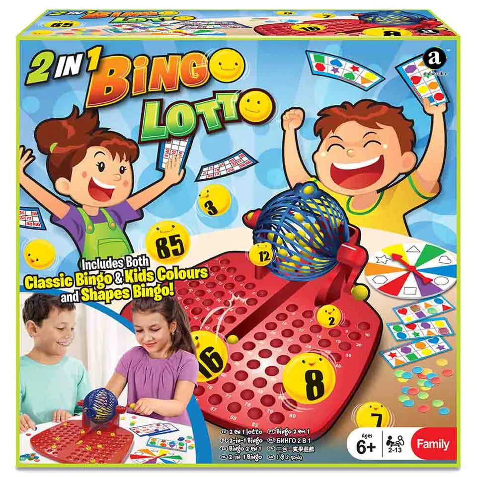 Ambassador - 2-In-1 Bingo / 2-In-1 Bingo Lotto - Laadlee