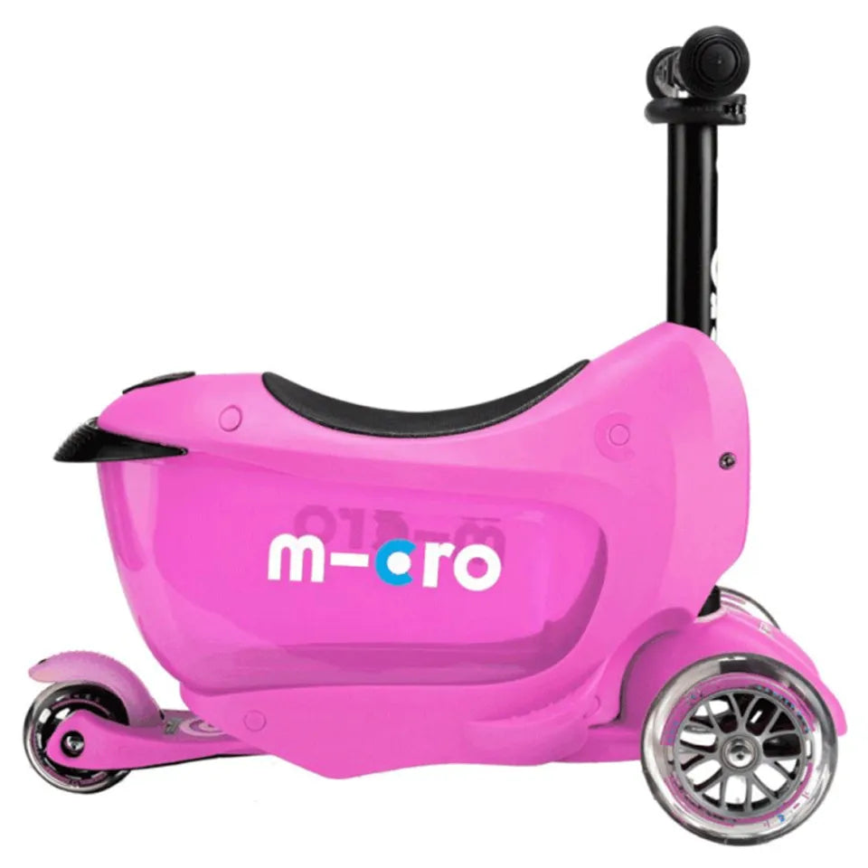 Micro Mini2go Classic Scooter - Pink - Laadlee
