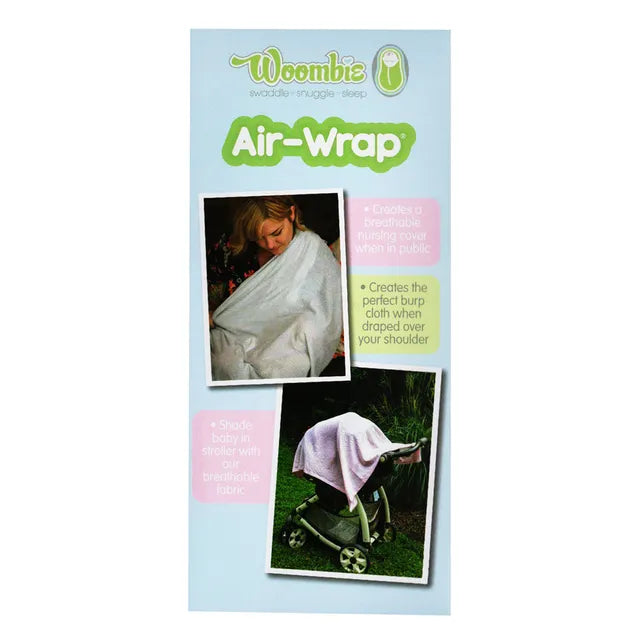 Woombie Old Fashioned Air Wrap - Light Blue, Medium Blue, Cool Blue - Laadlee