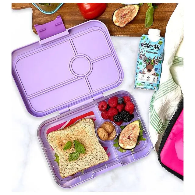 Yumbox Tapas 4 Compartment Rainbow Lunch Box - Seville Purple - Laadlee