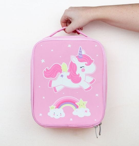 A Little Lovely Company Insulated Cool Bag - Unicorn - Laadlee