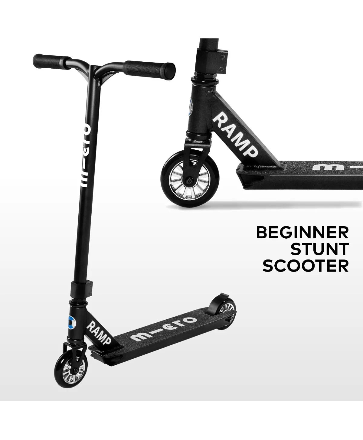 Micro Ramp Scooter - Black - Laadlee