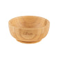 Citron Organic Bamboo Bowl 300ml Suction & Spoon - Pastel Green - Laadlee