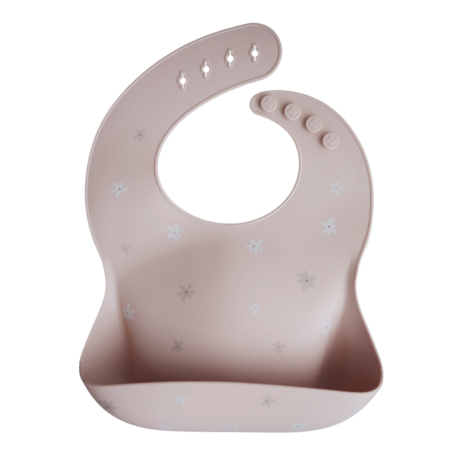 Mushie Silicone Bib Daisy - Laadlee