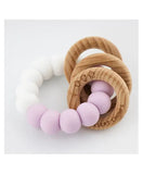 Desert Chomps Trio Rattle Teether - Lilac - Laadlee