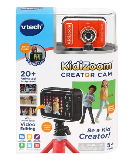 VTech KidiZoom Vlogger Kit - Red - Laadlee