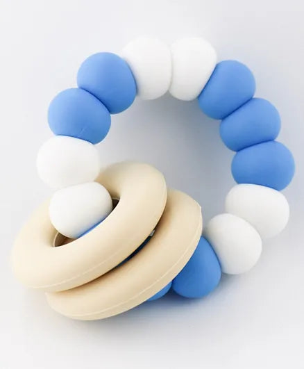 Desert Chomps Vera Classic Teether - Blue Ocean - Laadlee