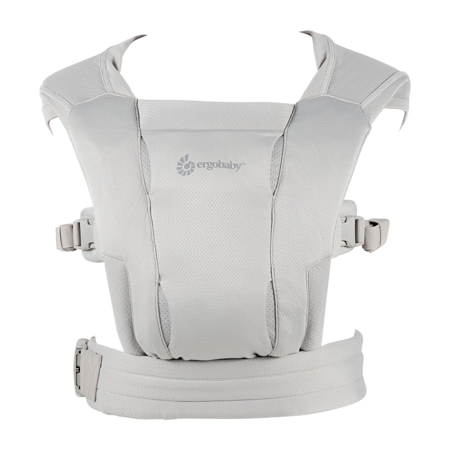 Ergobaby Embrace Soft Air Mesh Newborn Baby Carrier - Soft Grey - Laadlee