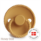 Frigg Rope Latex Baby Pacifier 0-6M, 1Pack, Honey Gold - Size 1 - Laadlee