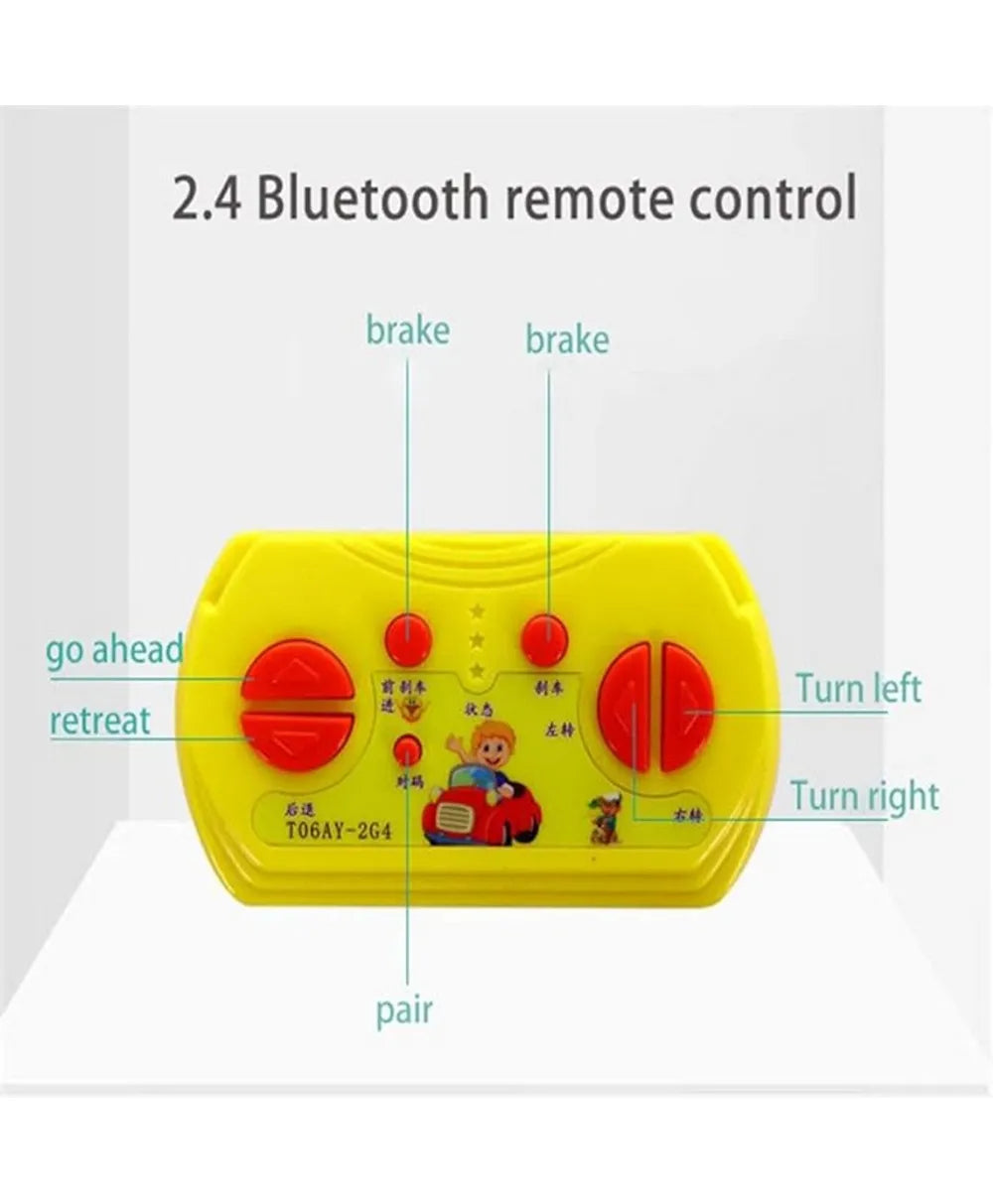 Pikkaboo Toddler Four-wheel Music & Light Electric Scooter - Red - Laadlee