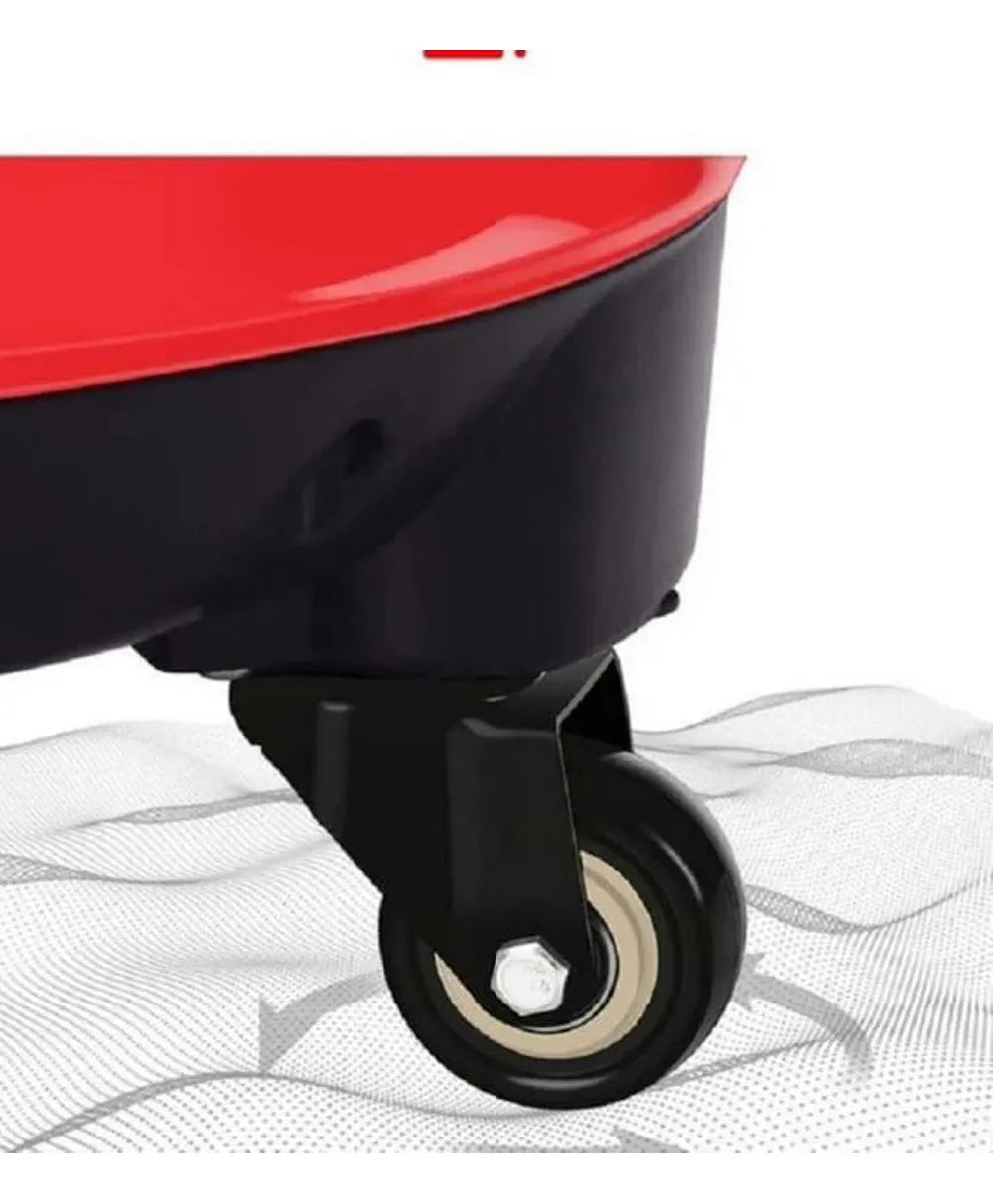 Pikkaboo Toddler Four-wheel Music & Light Electric Scooter - Red - Laadlee