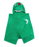 Zoocchini Hooded Towel - Devin the Dinosaur - Laadlee