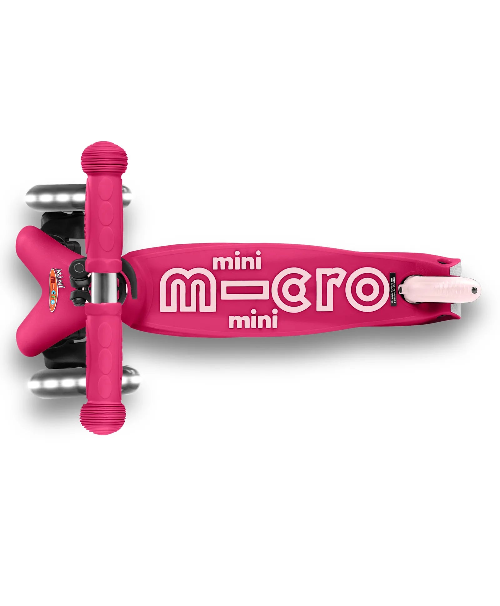 Micro Maxi Deluxe Scooter with LED Wheels - Pink - Laadlee