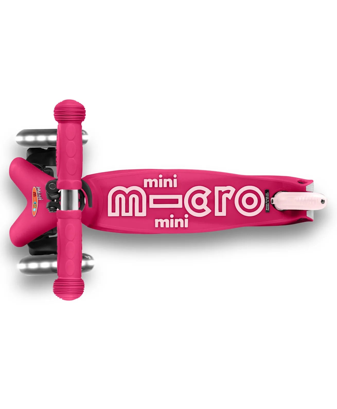 Micro Maxi Deluxe Scooter with LED Wheels - Pink - Laadlee