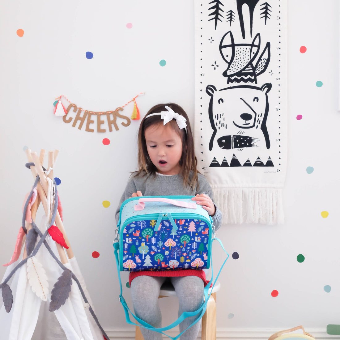 Wee Gallery - Canvas Growth Charts - Woodland - Laadlee