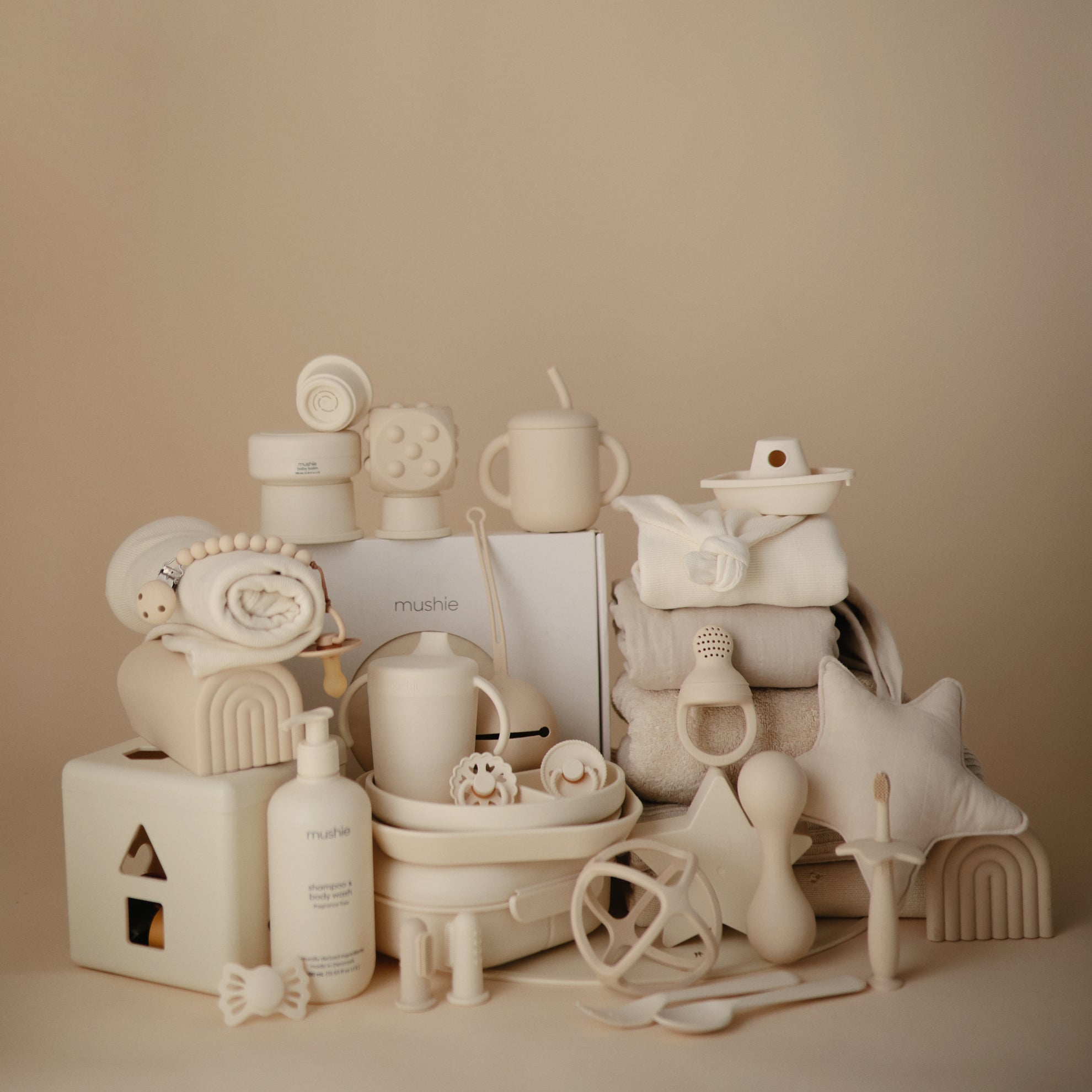 Mushie Fork & Spoon Ivory - Laadlee