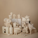 Mushie Fork & Spoon Ivory - Laadlee