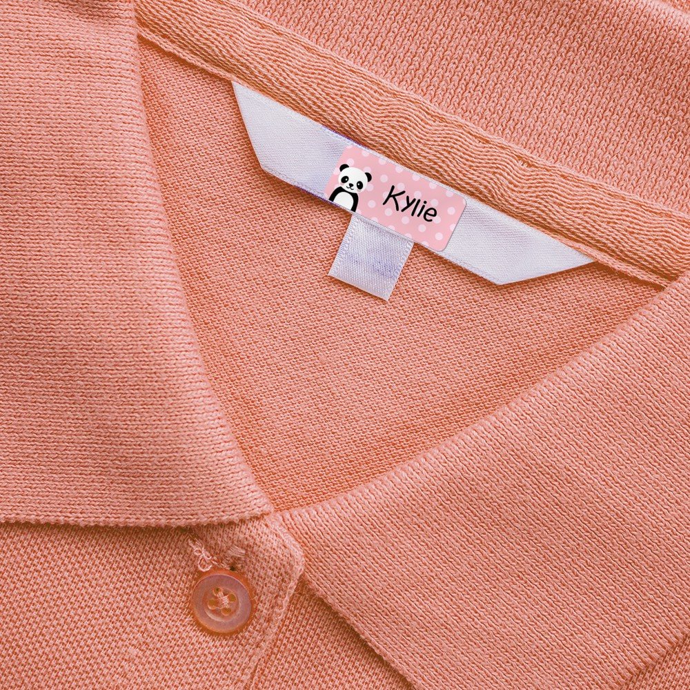 My Nametags Iron-ons - Panda (Pack of 56) - Laadlee