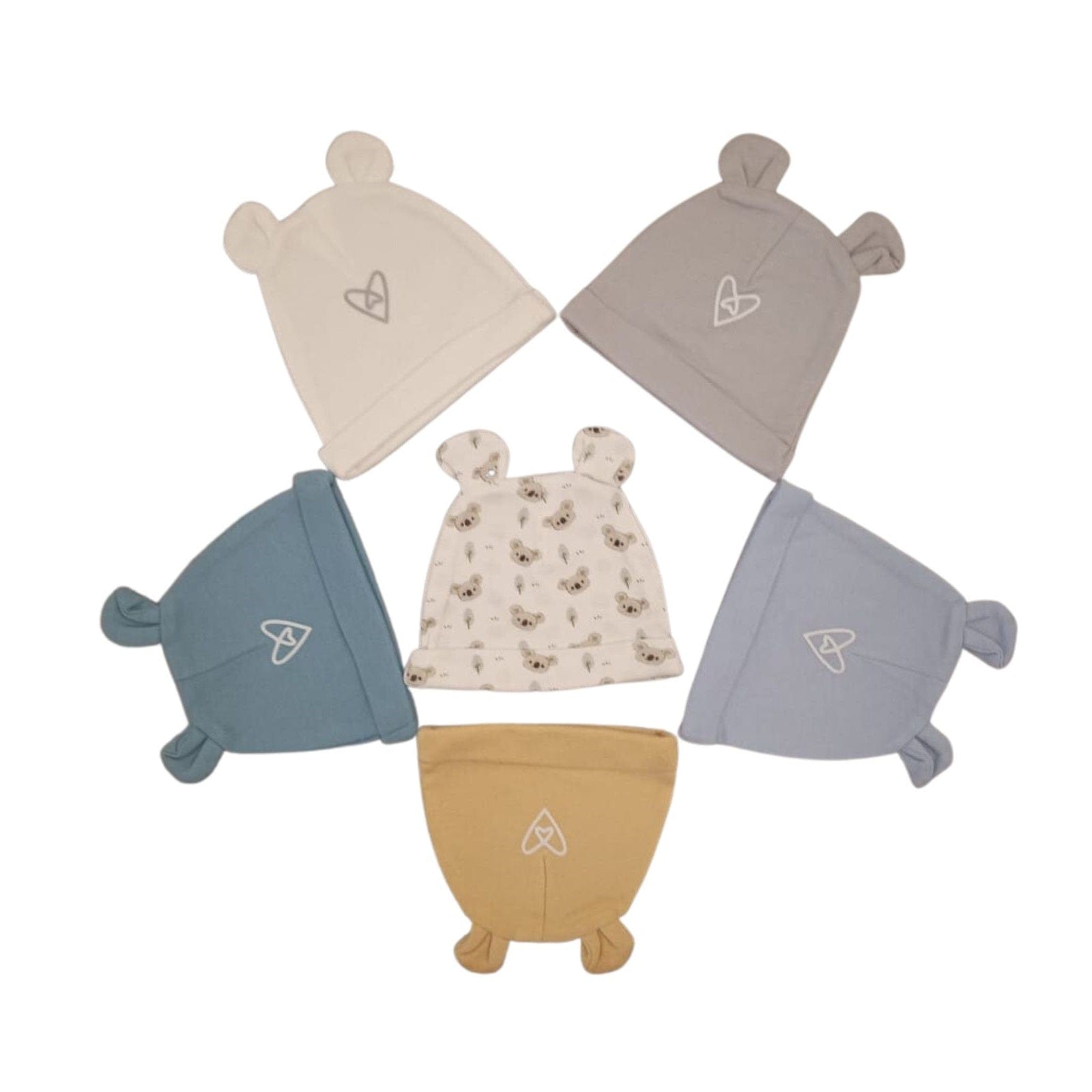 Forever Cute 6pcs Girl Hat Set - Laadlee