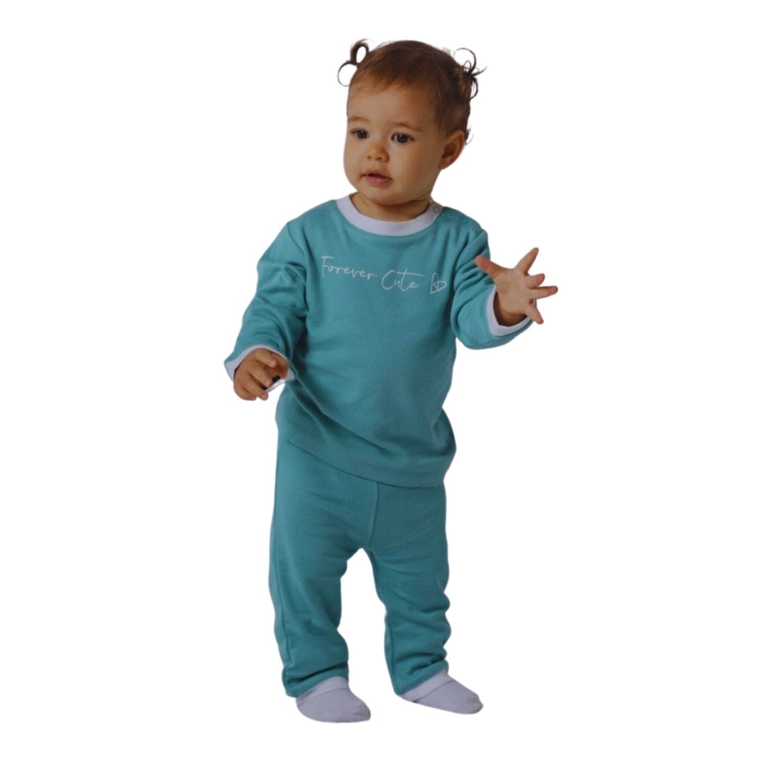 Forever Cute Pyjama Set - Mint - Laadlee