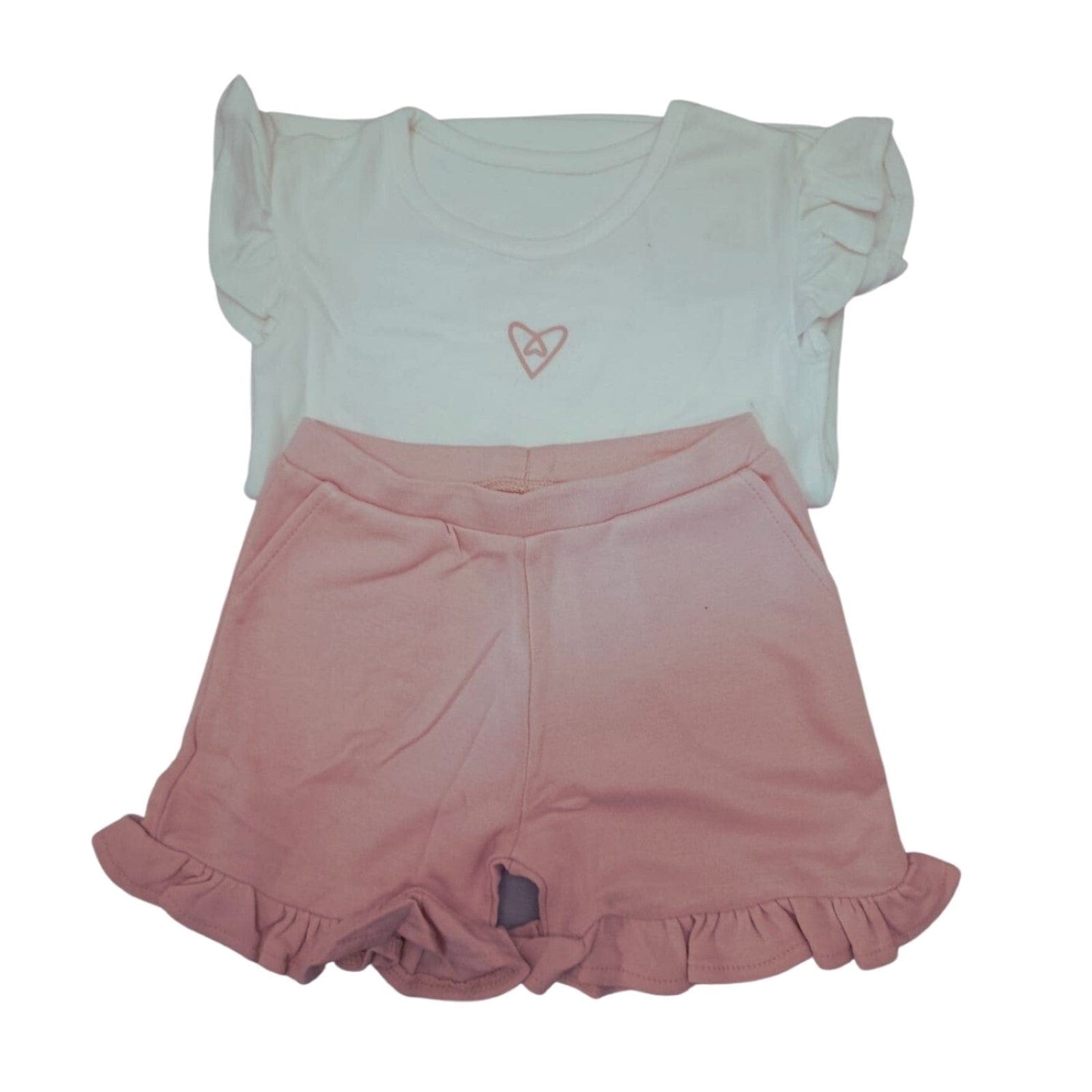 Forever Cute Ruffle Shorts Set - Laadlee