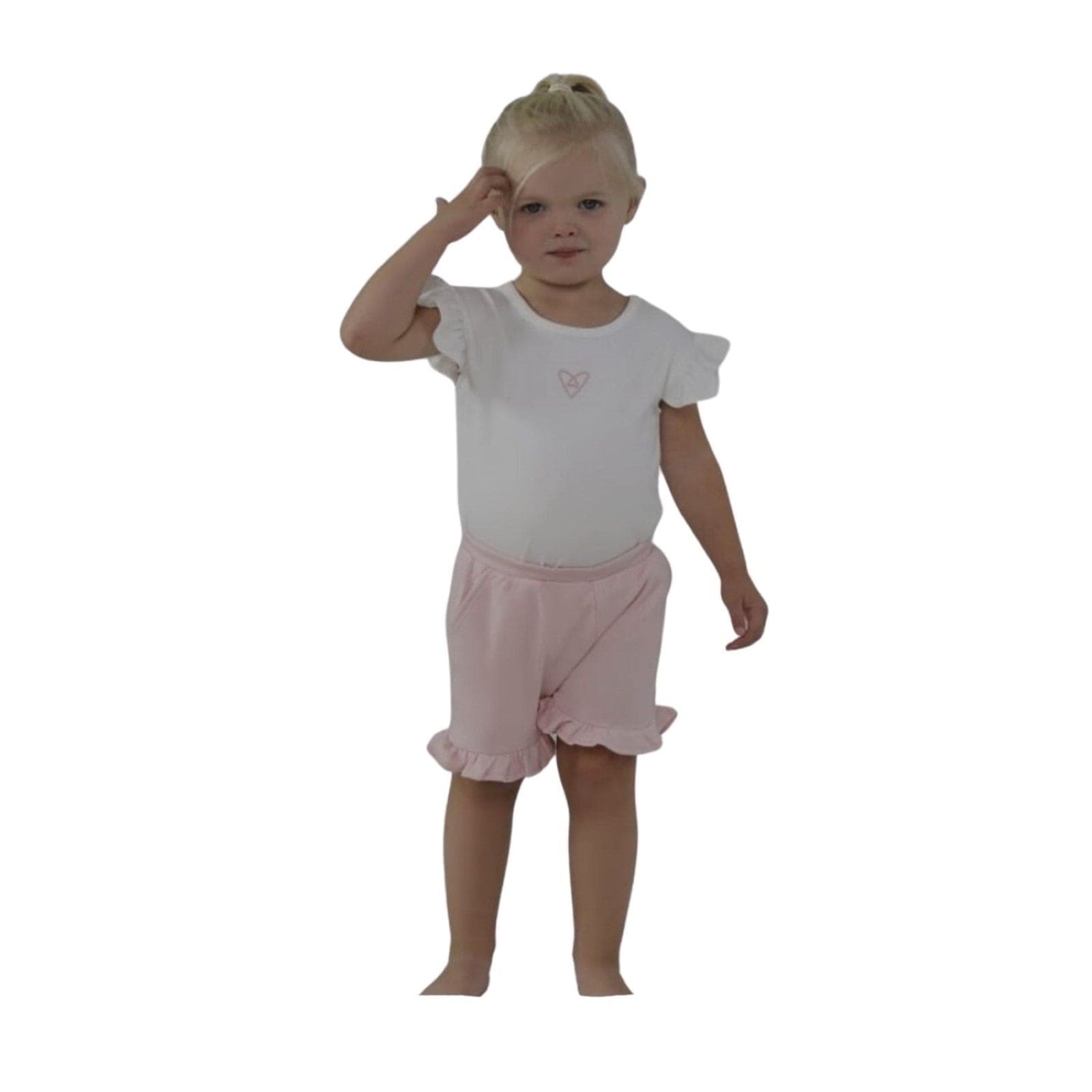 Forever Cute Ruffle Shorts Set - Laadlee