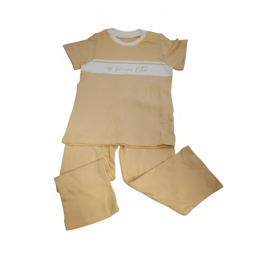 Forever Cute Track Suit - Peach - Laadlee