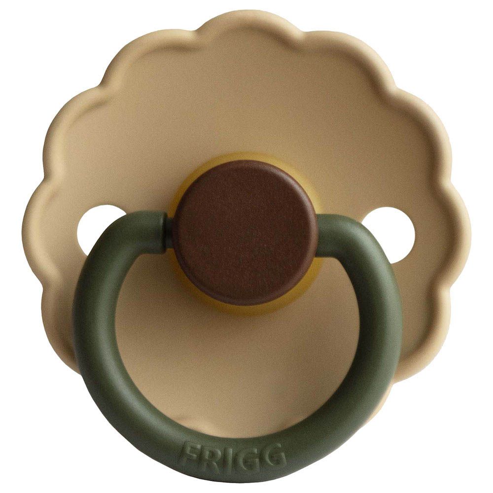 Frigg Daisy Silicone Baby Pacifier 6M-18M, 1Pack, Acorn - Size 2 - Laadlee