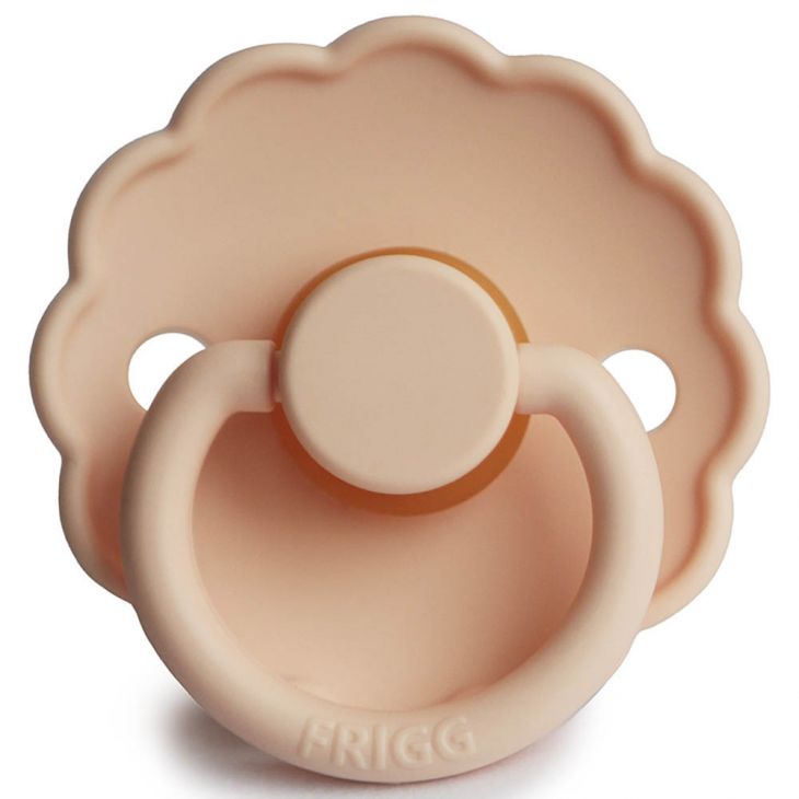 Frigg Daisy Latex Baby Pacifier 0-6M, 1Pack, Cream - Size 1 - Laadlee