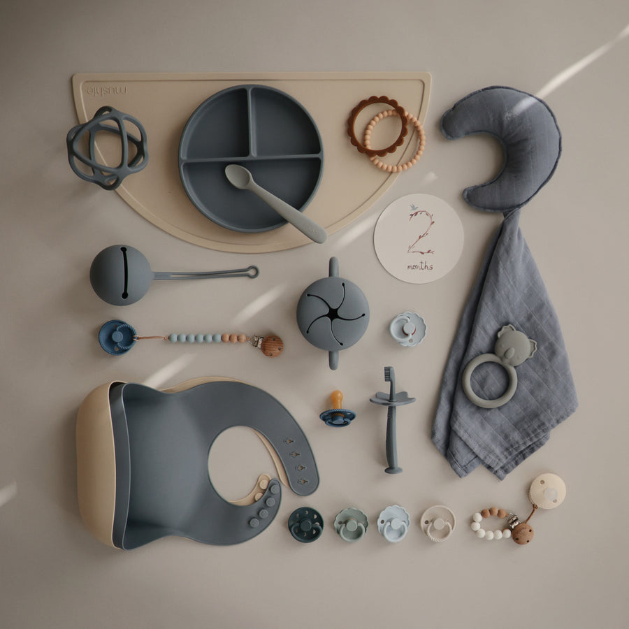 Mushie Silicone Plate Tradewinds - Laadlee