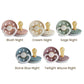 Frigg Moon Phase Latex Baby Pacifier 0-6M, 1Pack, Sage Night - Size 1 - Laadlee
